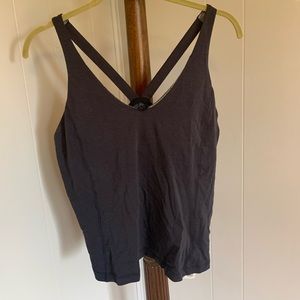 Patagonia Black tank top with built in bra